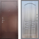 Входная металлическая Дверь Рекс (REX) 1 FL-128 Сандал грей в Черноголовке