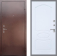 Входная металлическая Дверь Рекс (REX) 1 FL-128 Силк Сноу в Черноголовке