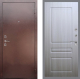 Входная металлическая Дверь Рекс (REX) 1 FL-243 Сандал белый в Черноголовке