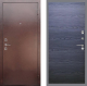Входная металлическая Дверь Рекс (REX) 1 GL Дуб тангенальный черный в Черноголовке