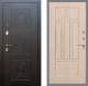 Входная металлическая Дверь Рекс (REX) 10 FL-58 Беленый дуб в Черноголовке