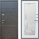 Входная металлическая Дверь Рекс (REX) 21 Зеркало Пастораль Белый ясень в Черноголовке