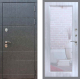 Входная металлическая Дверь Рекс (REX) 21 Зеркало Пастораль Сандал белый в Черноголовке