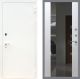 Входная металлическая Дверь Рекс (REX) 1А Белая шагрень СБ-16 с Зеркалом Лиственница беж в Черноголовке