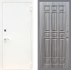 Входная металлическая Дверь Рекс (REX) 1А Белая шагрень FL-33 Сандал грей в Черноголовке