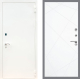 Входная металлическая Дверь Рекс (REX) 1А Белая шагрень FL-291 Силк Сноу в Черноголовке