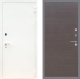 Входная металлическая Дверь Рекс (REX) 1А Белая шагрень GL венге поперечный в Черноголовке