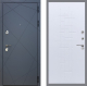 Входная металлическая Дверь Рекс (REX) 13 Силк Титан FL-289 Белый ясень в Черноголовке