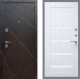 Входная металлическая Дверь Рекс (REX) 13 Венге СБ-14 стекло белое Сандал белый в Черноголовке