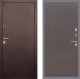 Входная металлическая Дверь Рекс (REX) Лайт 3К GL венге поперечный в Черноголовке