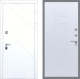 Входная металлическая Дверь Рекс (REX) 13 Силк Сноу FL-289 Белый ясень в Черноголовке