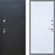 Входная металлическая Дверь Рекс (REX) 5 Черный Муар FL-128 Силк Сноу в Черноголовке