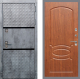 Входная металлическая Дверь Рекс (REX) 15 Бетон Темный FL-128 Морёная берёза в Черноголовке