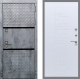 Входная металлическая Дверь Рекс (REX) 15 Бетон Темный FL-289 Белый ясень в Черноголовке