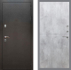 Входная металлическая Дверь Рекс (REX) 5 Серебро Антик FL-290 Бетон светлый в Черноголовке