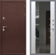 Входная металлическая Дверь Рекс (REX) 5А СБ-16 Зеркало Белый ясень в Черноголовке