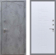 Входная металлическая Дверь Рекс (REX) 13 Бетон Темный FL-289 Белый ясень в Черноголовке