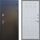 Входная металлическая Дверь Рекс (REX) Премиум-246 FL-33 Белый ясень в Черноголовке