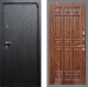 Входная металлическая Дверь Рекс (REX) 3 FL-33 орех тисненый в Черноголовке
