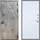 Входная металлическая Дверь Рекс (REX) 23 FL-128 Силк Сноу в Черноголовке
