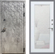 Входная металлическая Дверь Рекс (REX) 23 Зеркало Пастораль Белый ясень в Черноголовке