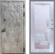 Входная металлическая Дверь Рекс (REX) 23 Зеркало Пастораль Сандал белый в Черноголовке