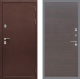 Дверь Рекс (REX) 5 металл 3 мм GL венге поперечный в Черноголовке